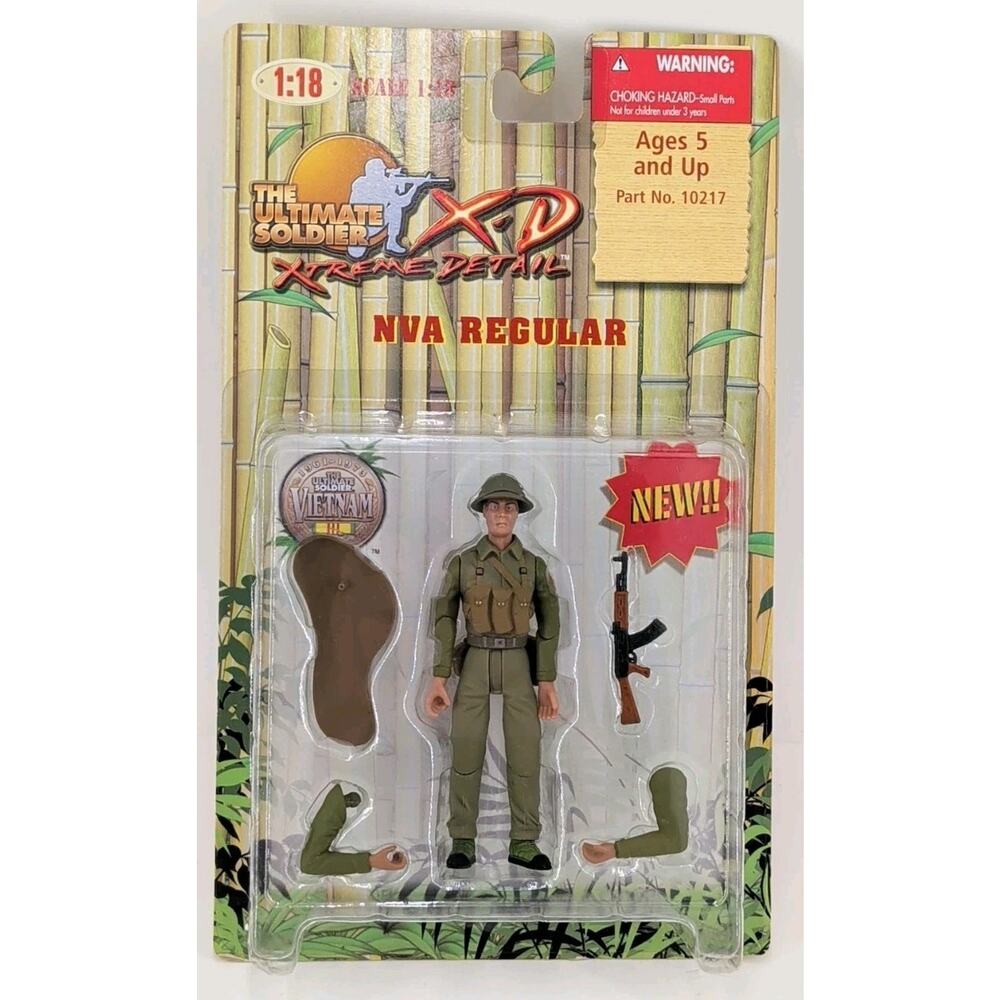 21st Century Toys Ultimate Soldier 1:18 XD Vietnam NVA REGULAR Figure NIP 10217
